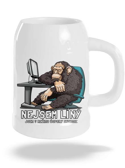 Nejsem líný půllitr White