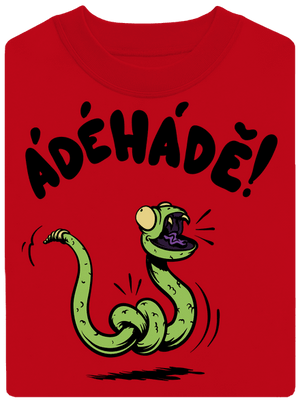 Ádéhádě unisex mikina bez kapuce Red