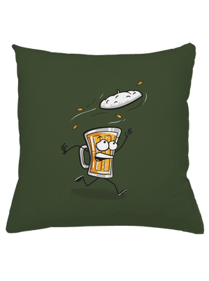 Čepice polštář Olive Green