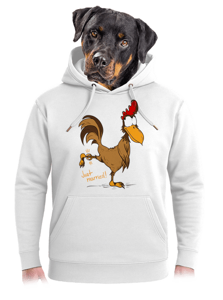 Novomanželé unisex mikina premium Snowwhite