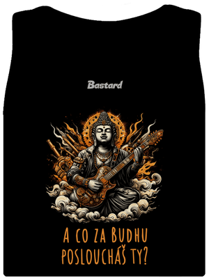 Hudební budha dámské tílko klasické Black