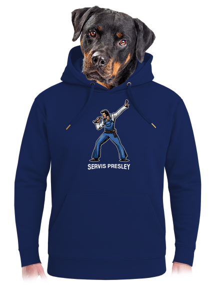 Servis Presley unisex mikina premium Navy