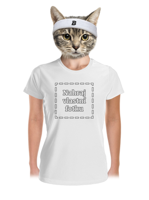 Vlastní potisk dámské sportovní tričko White