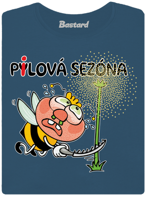 Pylová sezóna dámské tričko premium Petrol Blue