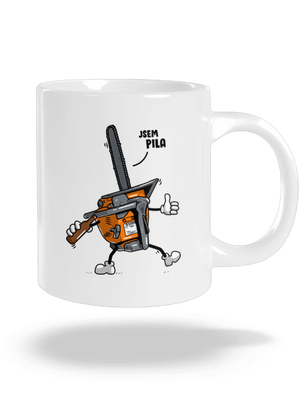 Jsem pila velký hrnek White