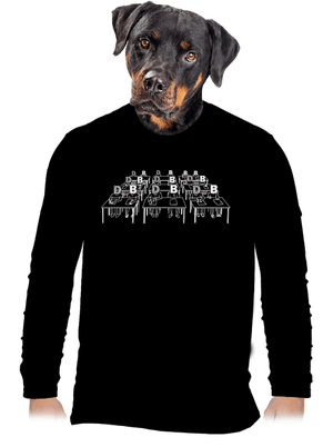 Cimrman: Debil, blbeček pánské dlouhý rukáv Black