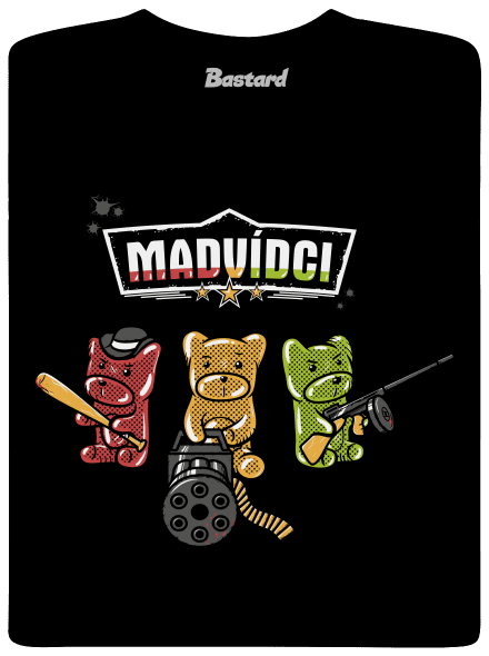 Madvídci pánské dlouhý rukáv Black