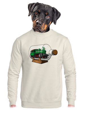 unisex mikina bez kapuce