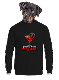 unisex mikina bez kapuce