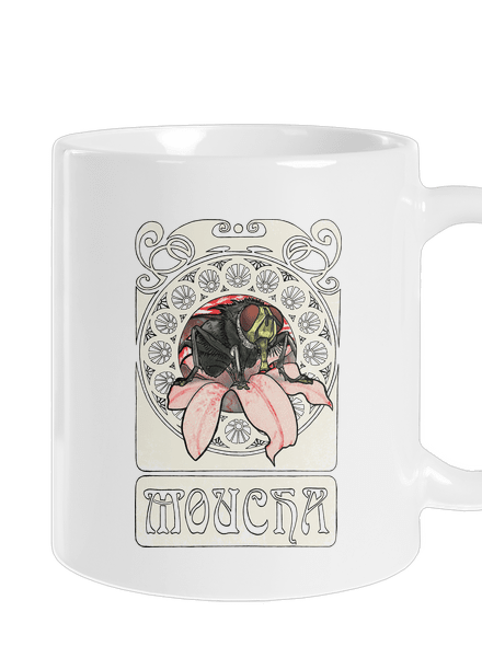 Moucha klasický hrnek White
