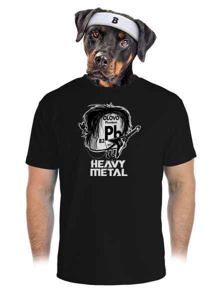 Heavy Metal pánské sportovní tričko Black
