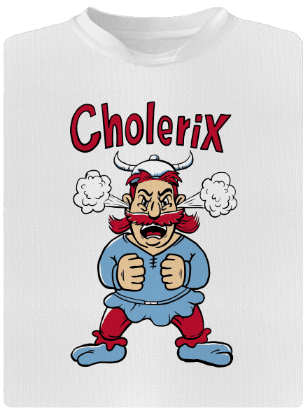 Cholerix dětské sportovní tričko White