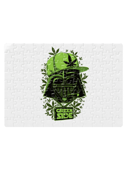 Green Side puzzle White