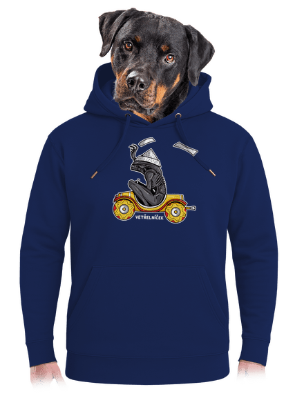 Vetřelníček unisex mikina premium Navy