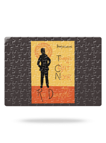 Le Chat Noir puzzle White