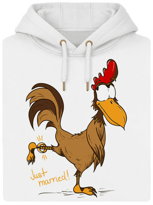 Novomanželé unisex mikina premium Snowwhite