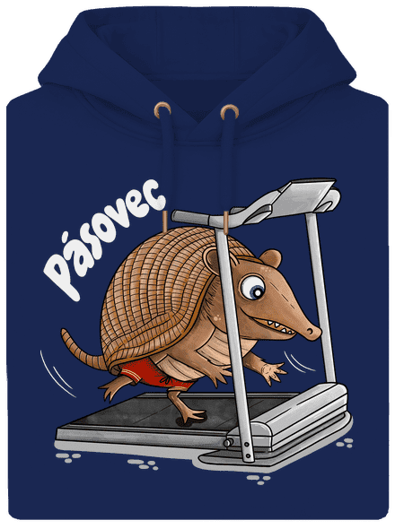 Pásovec unisex mikina premium Navy