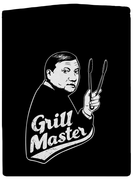 Grill master dámská mikina na zip Black