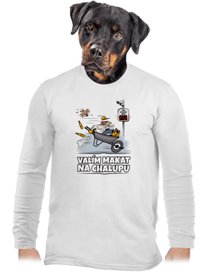 Valím na chalupu pánské dlouhý rukáv White