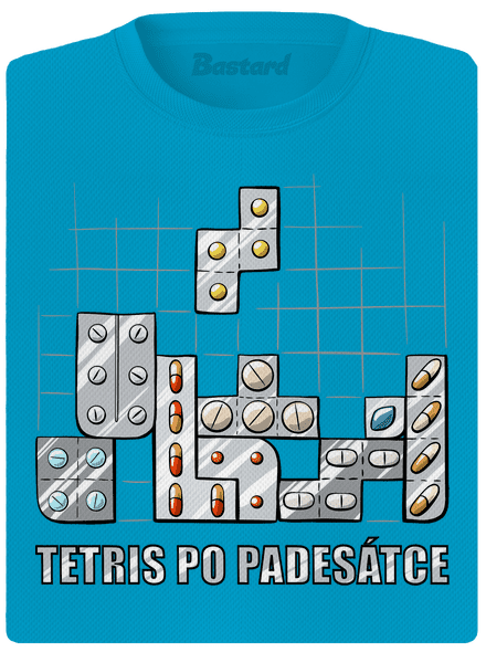 Tetris dámské sportovní tričko Blue Atol