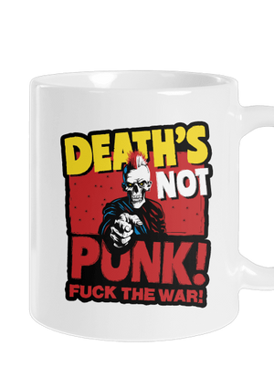 Death's not punk klasický hrnek White