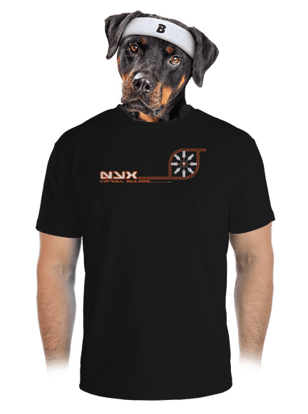 NYX Virtual Sailors pánské sportovní tričko Black