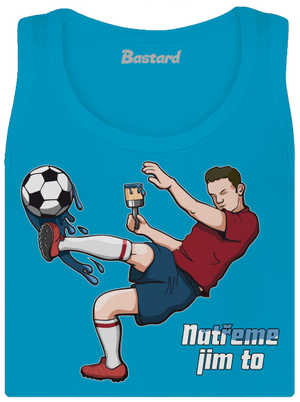 Natřeme jim to - Fotbal dámské tílko klasické Blue Atol