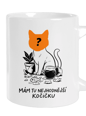 Mám nejhodnější kočičku velký hrnek White