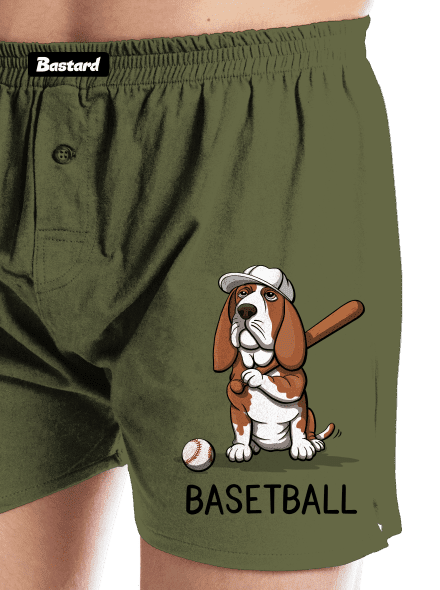 Basetball pánské trenky Khaki