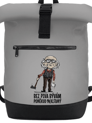 Neklidný bez piva batoh Grey Marl
