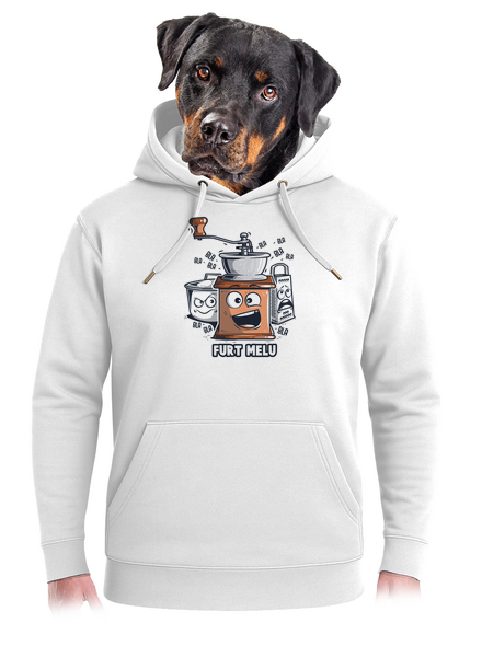 Mlýnek unisex mikina premium Snowwhite