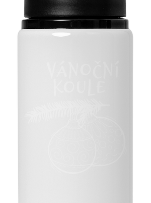 Vánoční koule lahev na vodu White