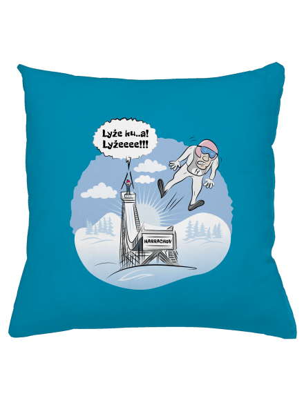 Lyže polštář Blue Turquoise