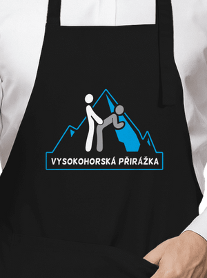 Vysokohorská přirážka zástěra Black