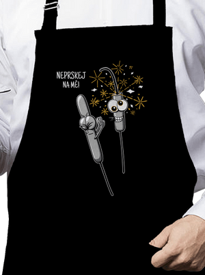 Neprskej na mě zástěra Black