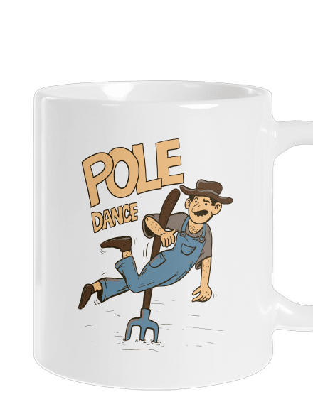 Pole Dance klasický hrnek White