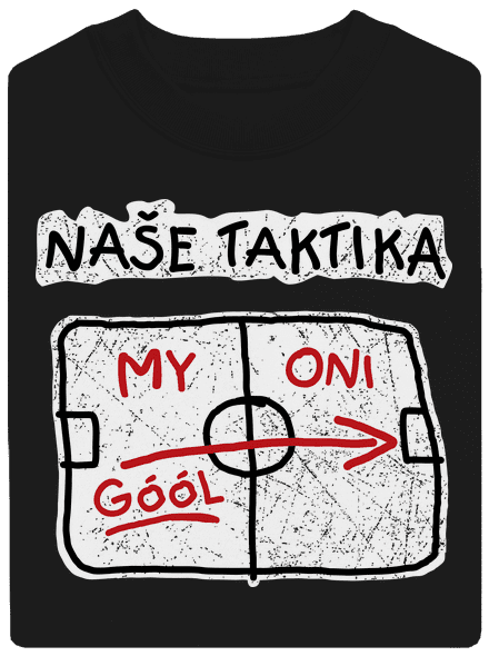Naše taktika unisex mikina bez kapuce Black