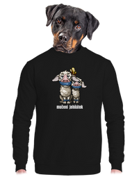 unisex mikina bez kapuce