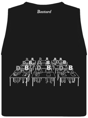 Cimrman: Debil, blbeček dámské tílko volné Black