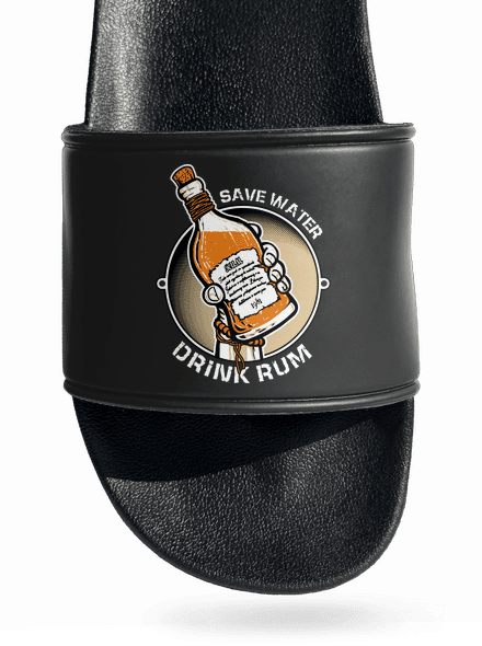 Save Water pantofle Black