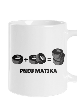 Pneu Matika klasický hrnek White