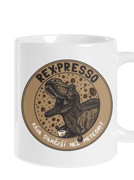 Rex-presso klasický hrnek White