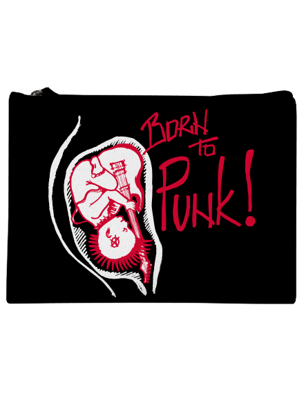 Born to punk taštička Black