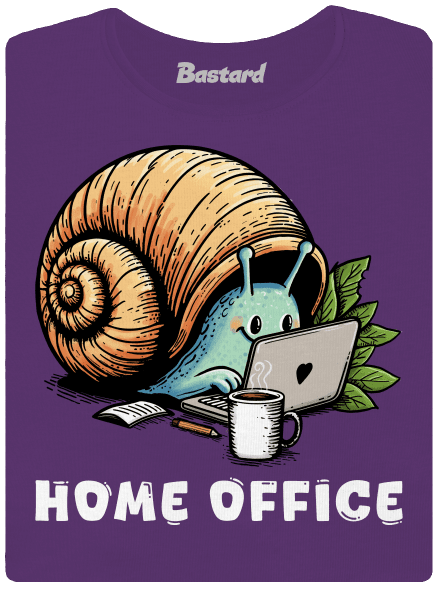 Šnekův home office dámské tričko premium Purple