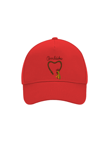Pomláska kšiltovka baseballka Classic Red