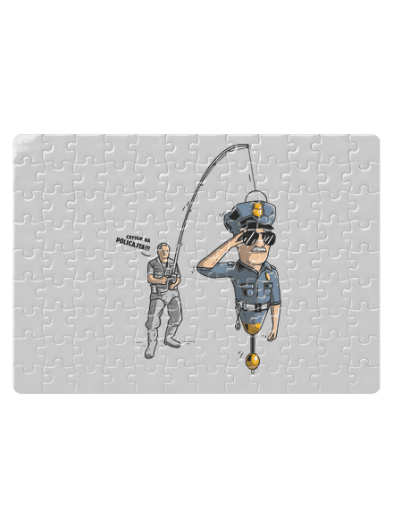Policajt puzzle White