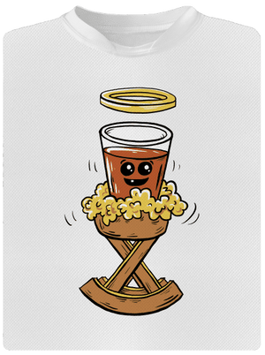 Panáček v jesličkách pánské sportovní tričko White