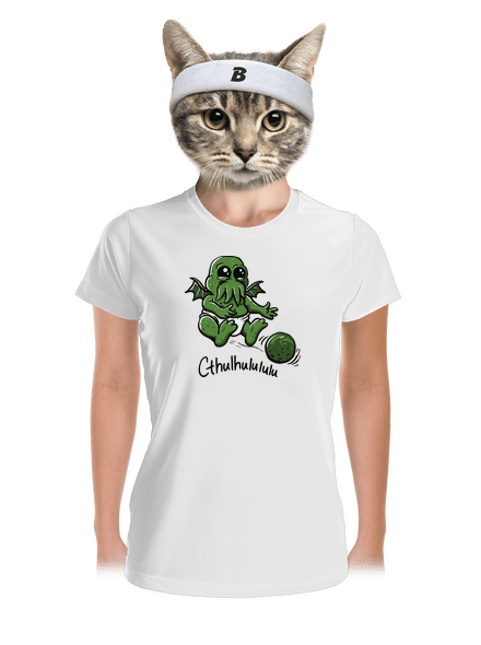 Cthulhululu dámské sportovní tričko White