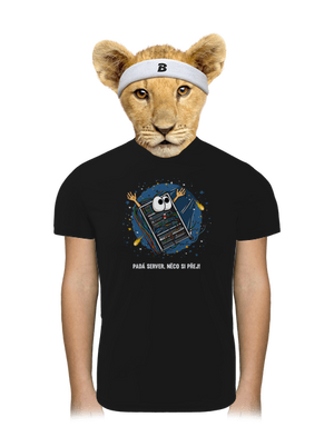 Padá server dětské sportovní tričko Black