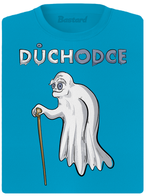 Duch důchodce dámské sportovní tričko Blue Atol